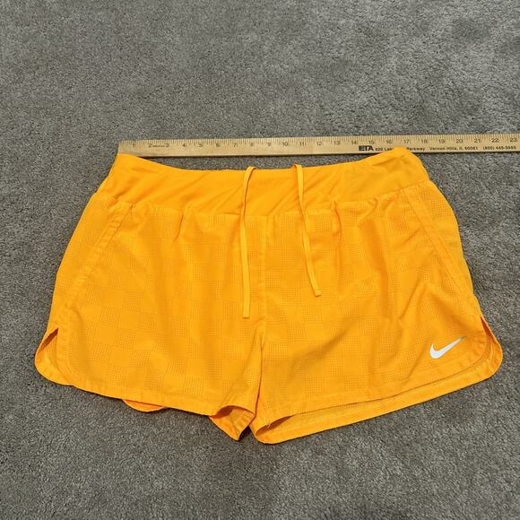 Nike Dri-Fit Lined Running Shorts Lined Women's XXL High Visibility Orange - Picture 8 of 8